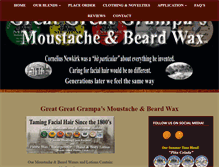 Tablet Screenshot of moustachetamer.com